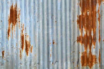 Full frame shot of rusty metal