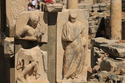 Close-up of statue