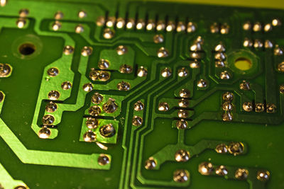 Close-up of circuit board