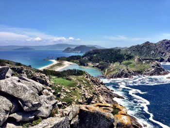 View of beautiful cies islands