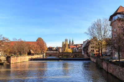 View of buildings at waterfront