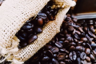 Close-up of coffee beans