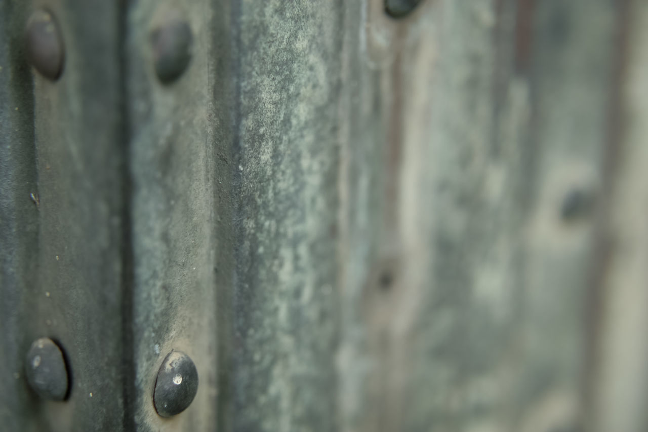 close-up, metal, selective focus, door, entrance, no people, iron, backgrounds, full frame, protection, wood, security, old, textured, lock, weathered, day, pattern, architecture, wall - building feature, closed, outdoors