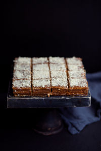 Close-up of chocolate cake