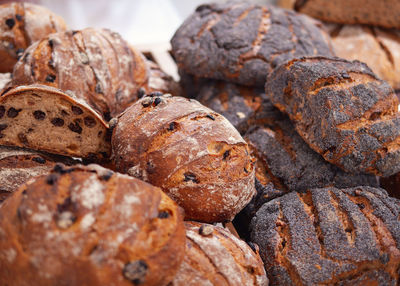 Full frame shot of bread