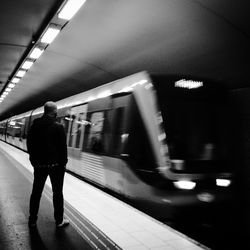 People at subway station