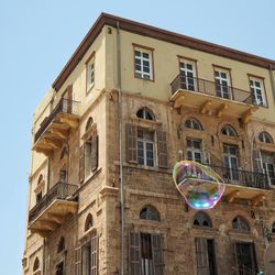 Low angle view of building against sky