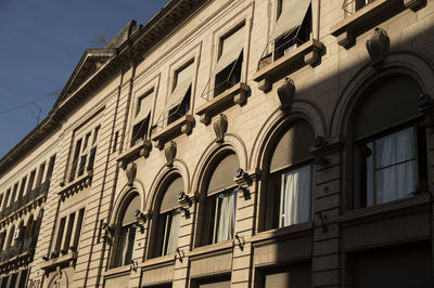 Low angle view of building against sky