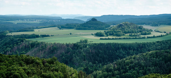 Scenic view of landscape against sky