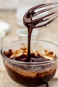 Close-up of pouring coffee in bowl