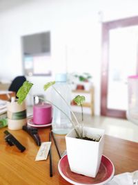 Close-up of drink on table