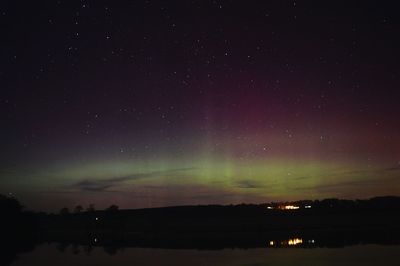 Scenic view of star field against star field at night