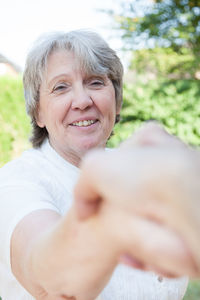 Portrait of senior woman