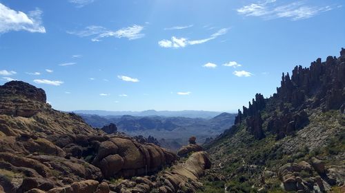 Panoramic view of landscape against sky