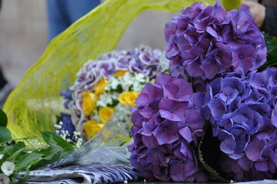 Flowers at the street market