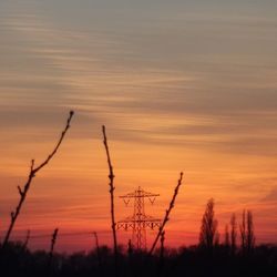 Scenic view of sky at sunset