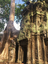 Low angle view of a temple