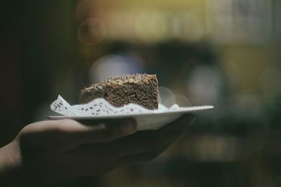 Close-up of ice cream