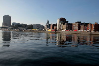 Buildings at waterfront
