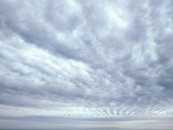 Low angle view of storm clouds in sky