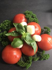 Close-up of fruits and vegetables