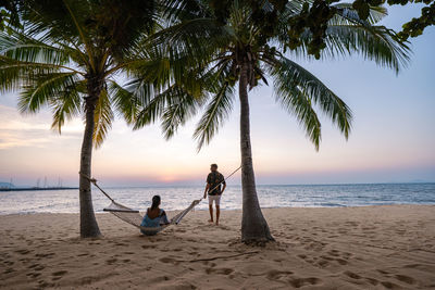 People on beach