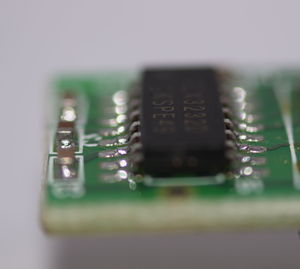 Close-up of camera