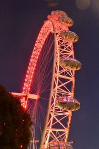 Ferris wheel at night