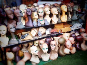 View of market stall for sale