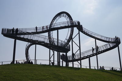 Low angle view of ferris wheel