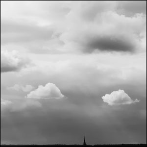 Low angle view of storm clouds in sky