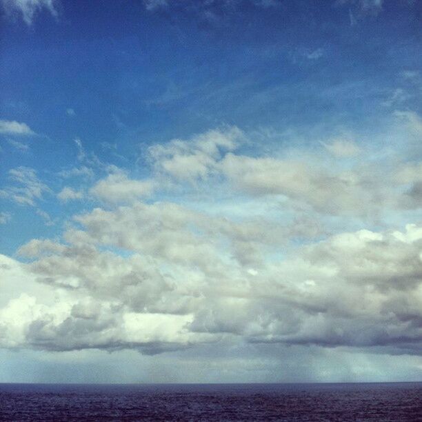 sea, horizon over water, sky, water, tranquil scene, scenics, tranquility, beauty in nature, cloud - sky, cloudy, nature, cloud, waterfront, idyllic, beach, blue, seascape, calm, outdoors, remote