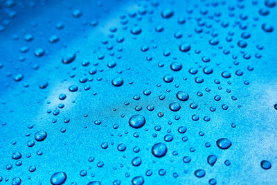 Full frame shot of abstract background with raindrops