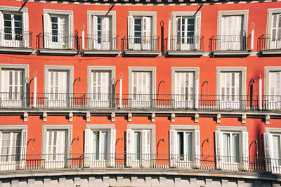 Low angle view of building in city