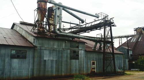 Low angle view of construction site