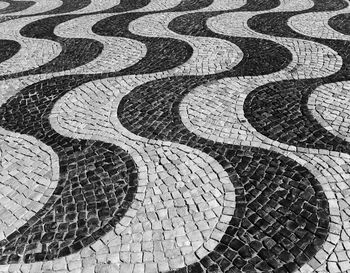 Full frame shot of tiled floor