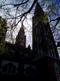 Low angle view of church