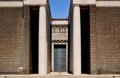 Facade of old building