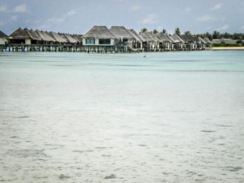 Scenic view of calm sea against sky