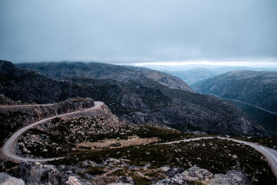 Scenic view of mountains