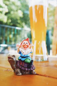 Close-up of drink on table