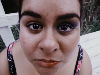 looking at camera