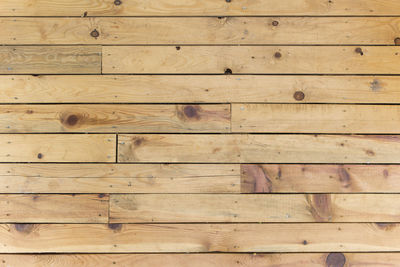 Full frame shot of wooden floor