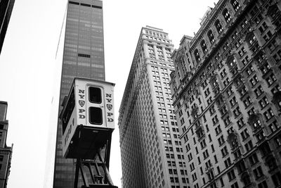 Low angle view of modern building