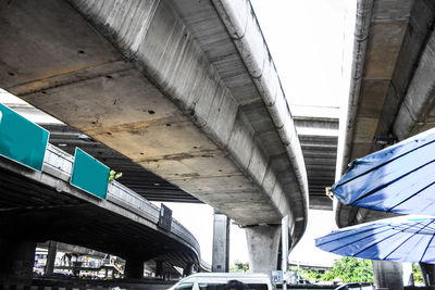 Low angle view of bridge