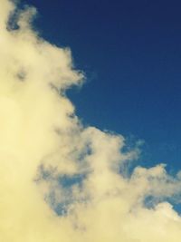 Low angle view of clouds in sky