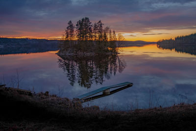 Sunrise at an island in western sweden