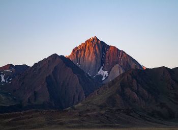 Mountain in the eastern sierra