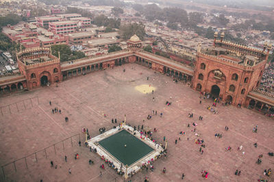 High angle view of a city