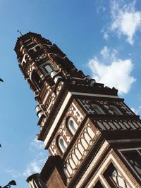 Low angle view of building against clear sky